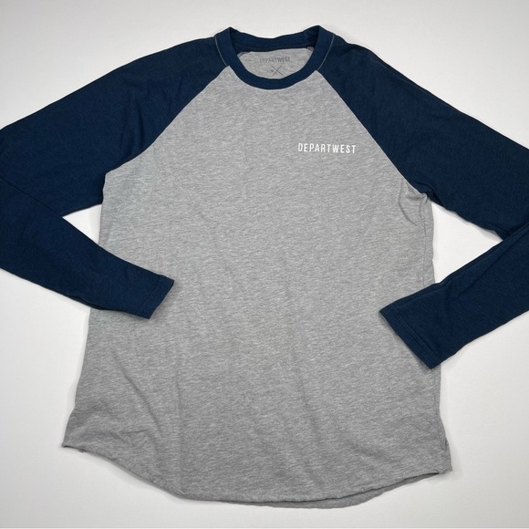 Buckle Dept West Raglan Tee Shirt Long Sleeve Outdoor Camping Comfy Lounge Med - Picture 1 of 12